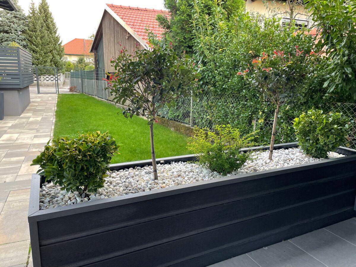 Teravita visoka greda – temno rjava